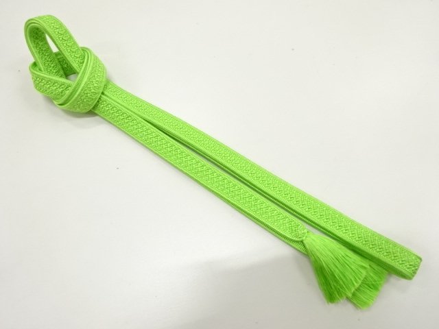 JAPANESE KIMONO / HANDTIED OBIJIME CORD 